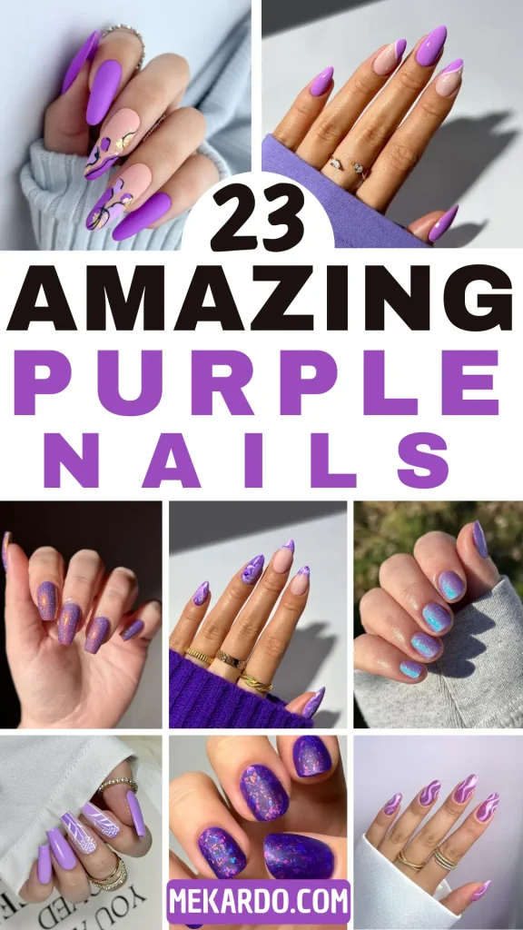 23 Amazing Purple Nails