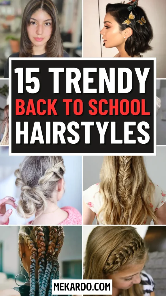 15 Back to School Hairstyles