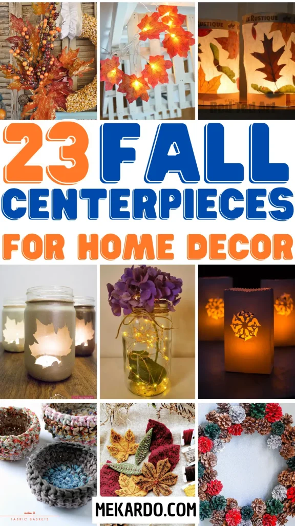 23 Elegant Fall Centerpieces For Home Decor