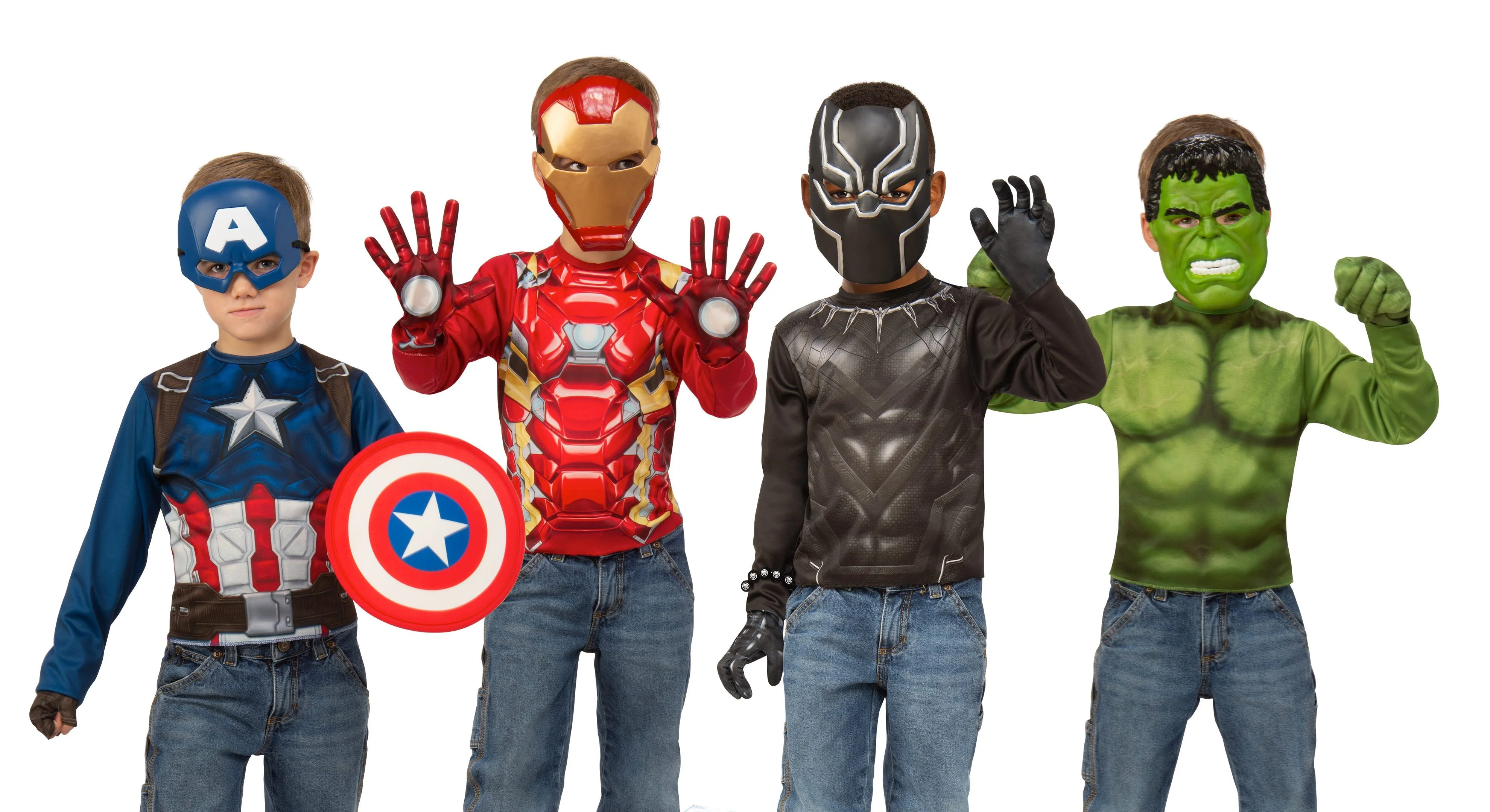 The Avengers Assemble for Teen Group Halloween Costume